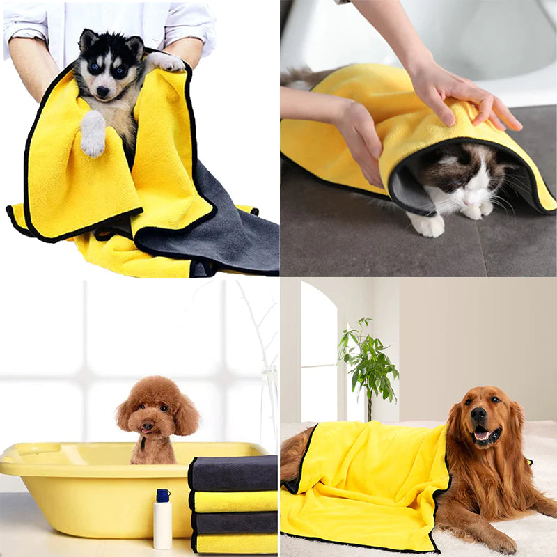 PawSponge Quick-Drying Pet Towels