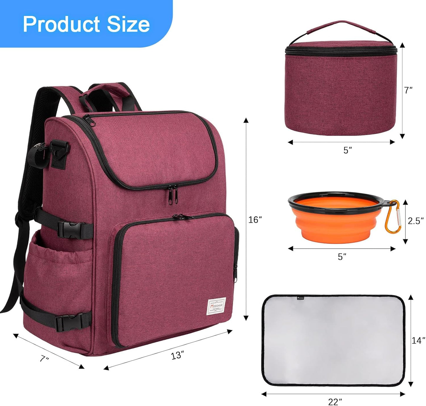 Sassy Barker Dog Travel Bag – Airline-Approved Pet Supplies Backpack