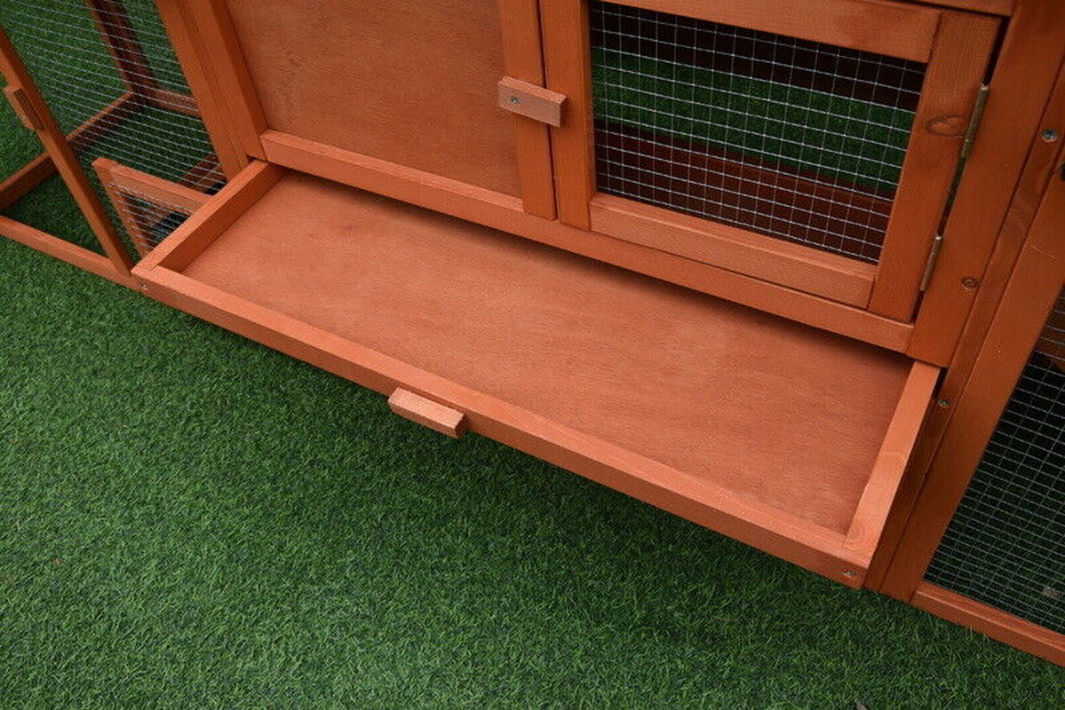 Pawhub Double Run Wooden Coop