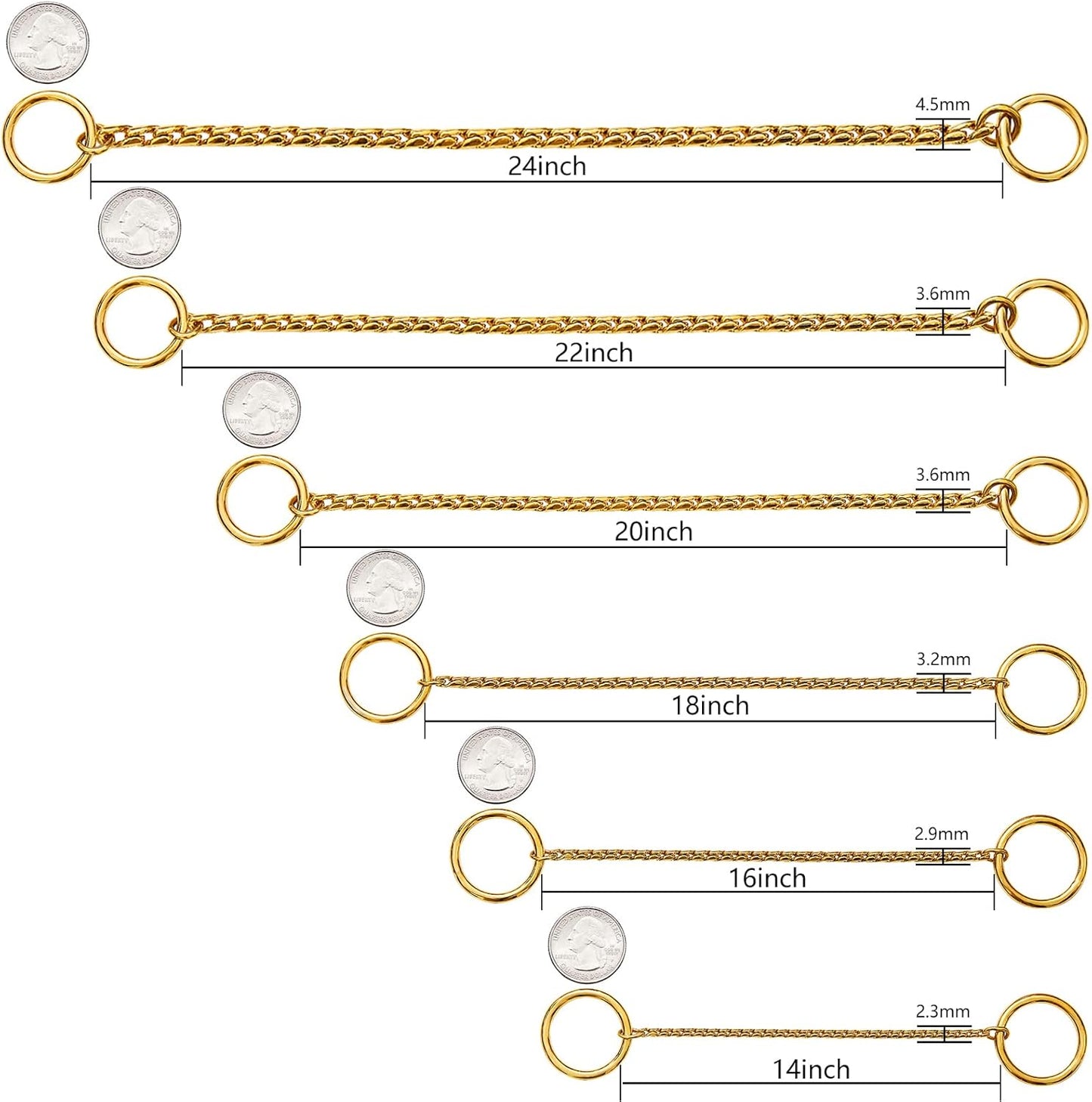 GoldGuard Luxury Adjustable Prong Dog Training Collar