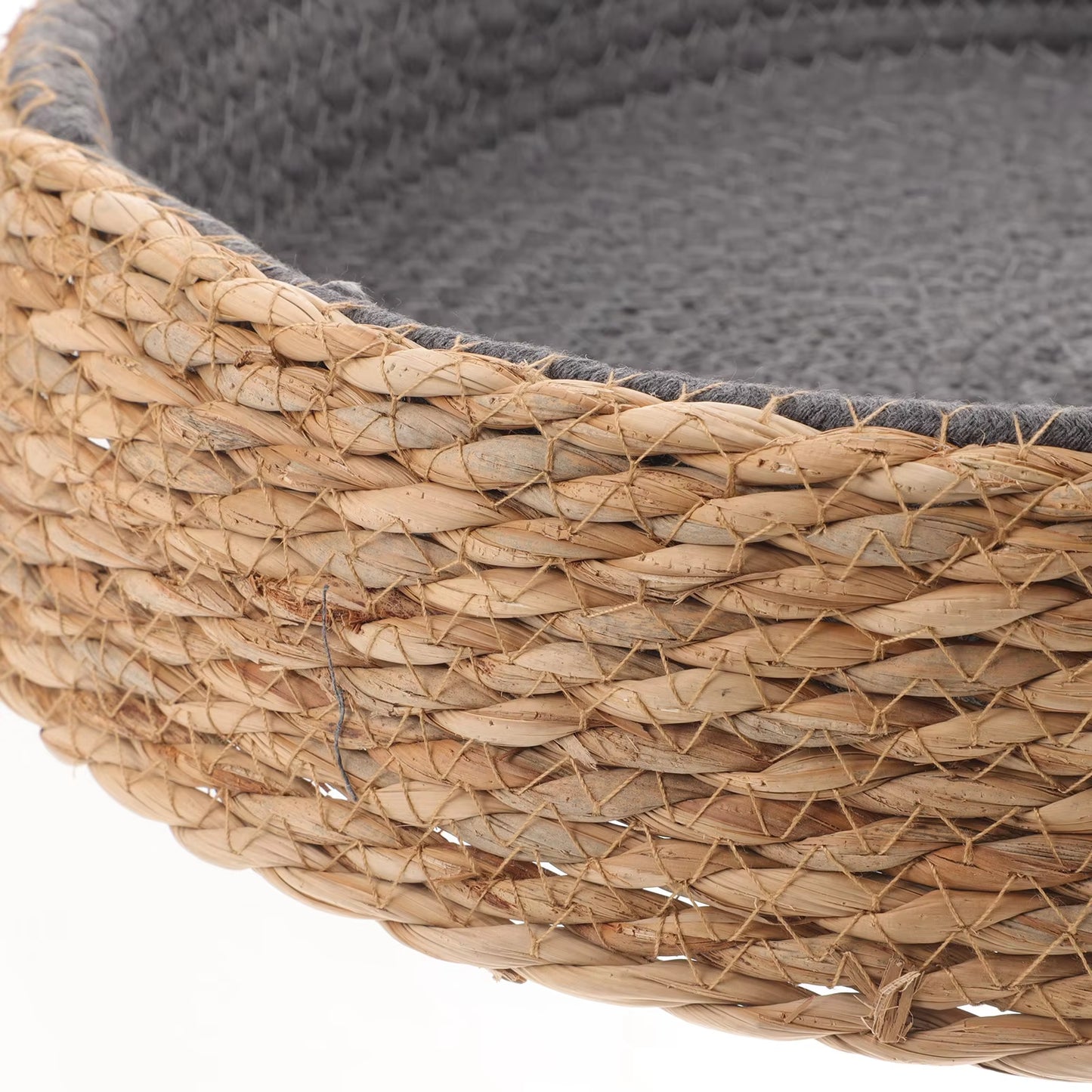 Woven Grass Wicker Pet Nest Bed