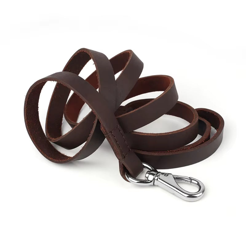 TrailTough Durable Leather Dog Leash