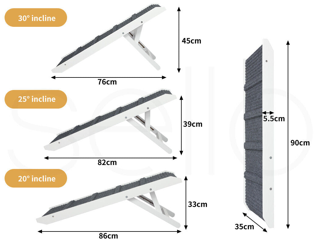 PaWz Adjustable Height Pet Ramp