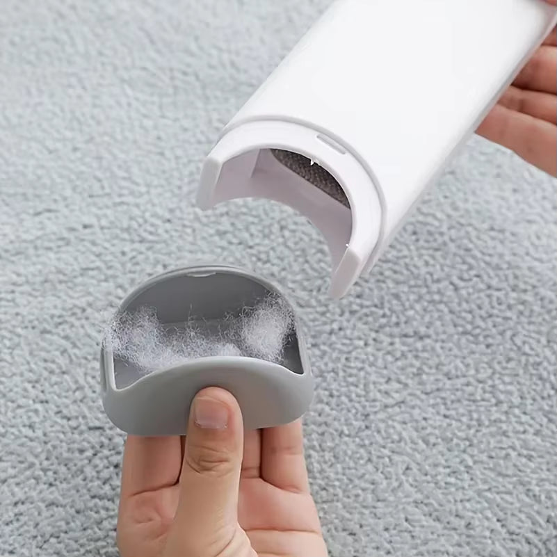 Abzorbitall Double-Sided Pet Hair Remover Brush with Self-Cleaning Base
