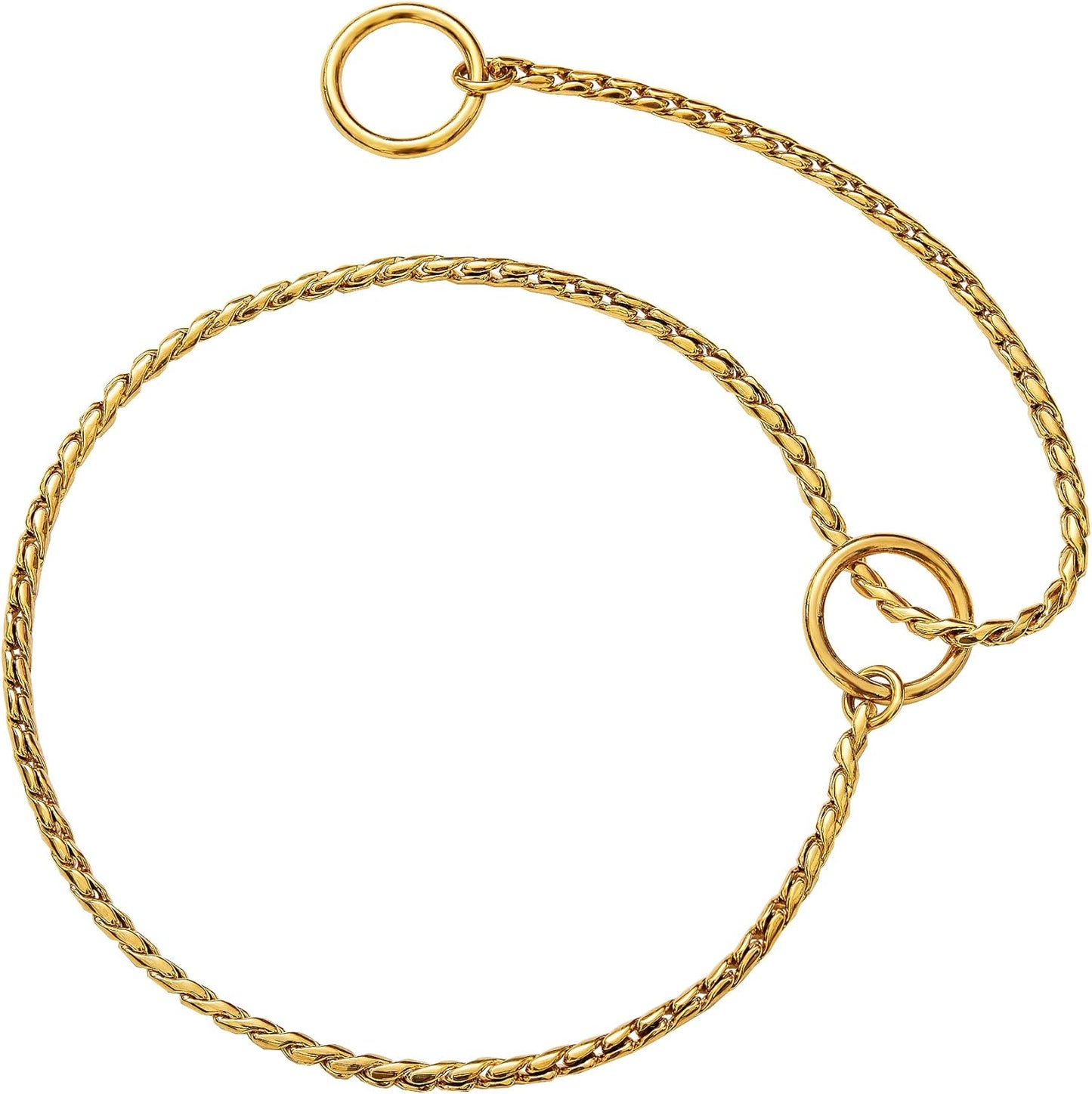 GoldGuard Luxury Adjustable Prong Dog Training Collar