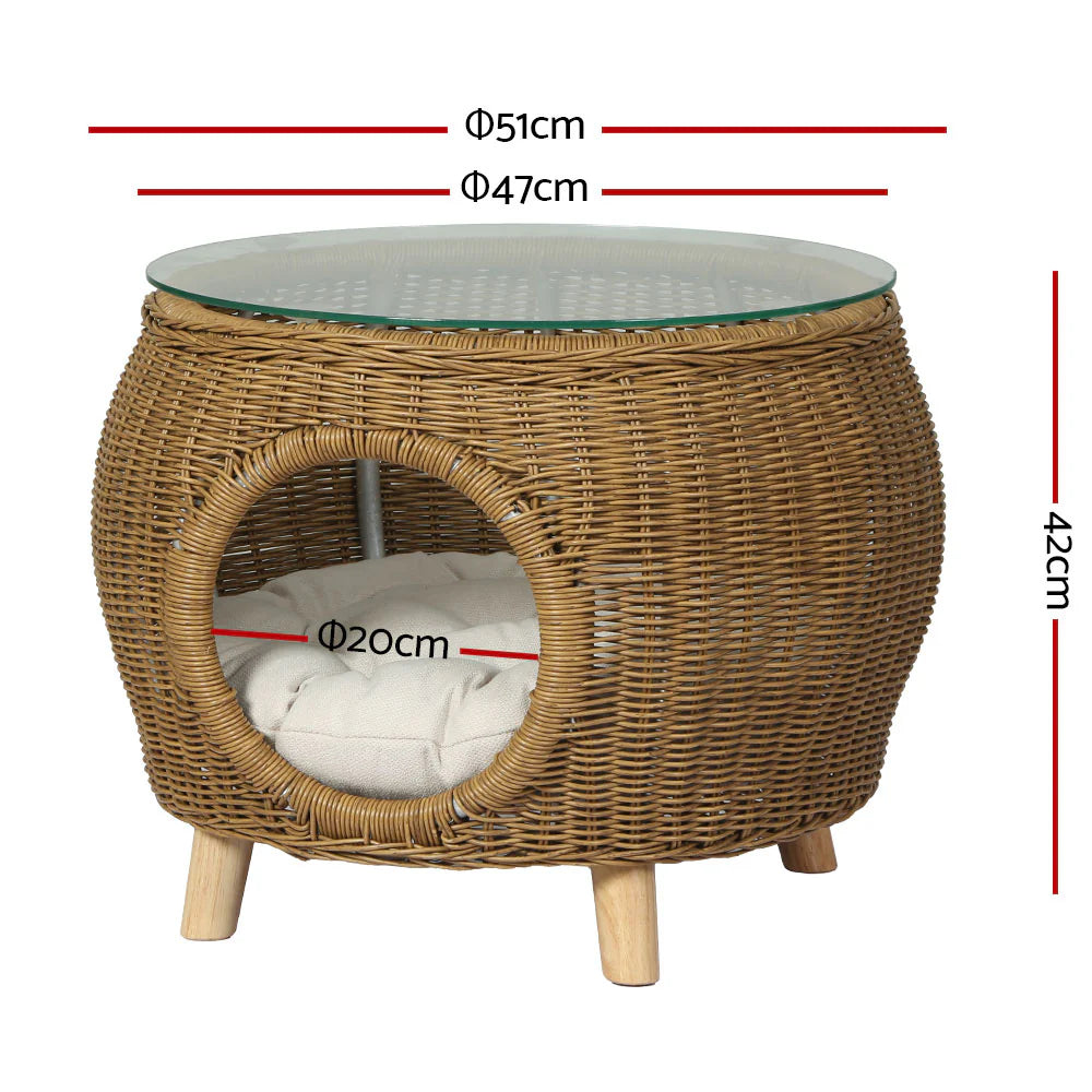 Gardeon 2-in-1 Coffee Table & Pet Bed