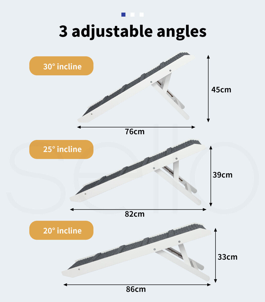 PaWz Adjustable Height Pet Ramp