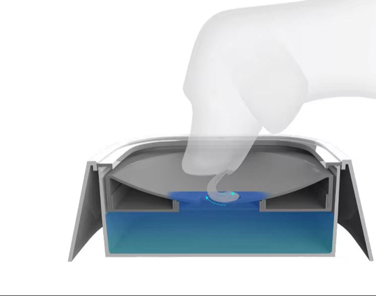 EDGEH20 1L Splash-Proof Pet Water Bowl