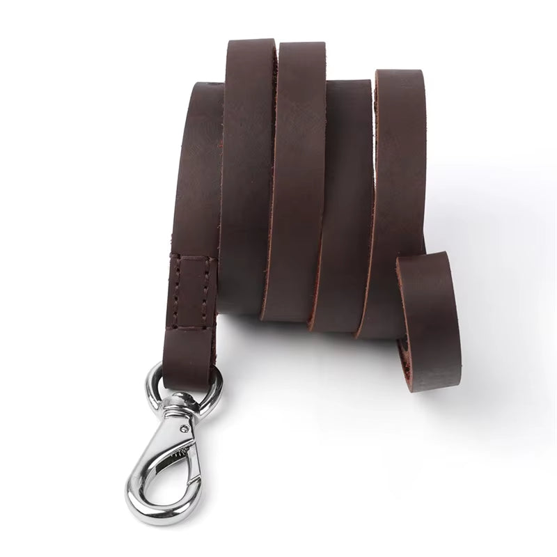 TrailTough Durable Leather Dog Leash