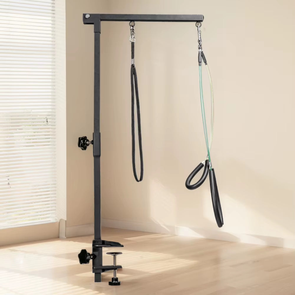 Foldable Grooming Bracket with Restraint Rope
