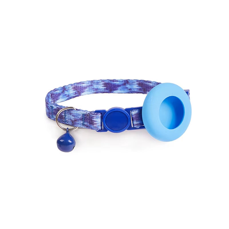 Cat Bell Collar with Protective Silicone Airtag Sleeve