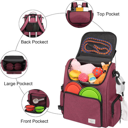 Sassy Barker Dog Travel Bag – Airline-Approved Pet Supplies Backpack