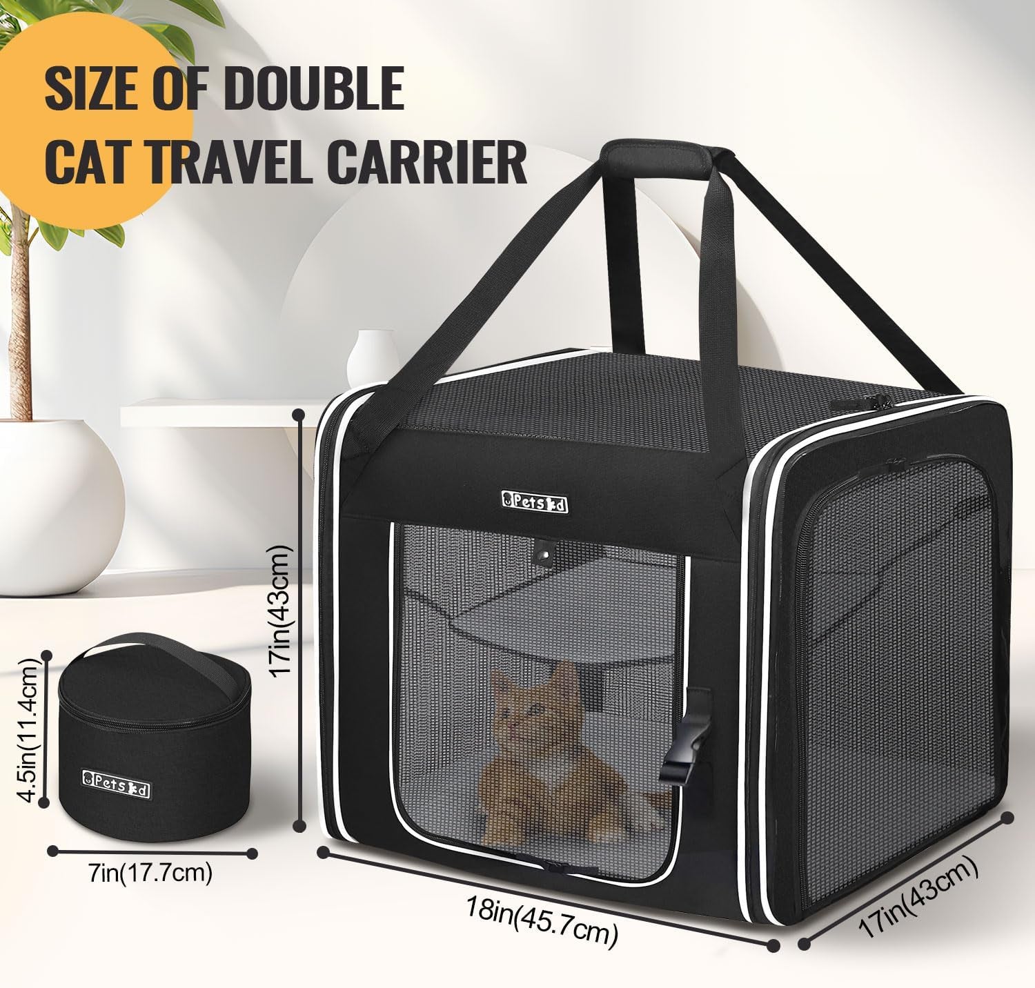 Petskd Multi-Pet Travel Carrier