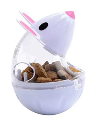 Pet Feeder Cat Toy Mouse Food Rolling Leakage Dispenser Bowl Playing Training Funny Toys for Cat Kitten Cats Toy Pet Supplies