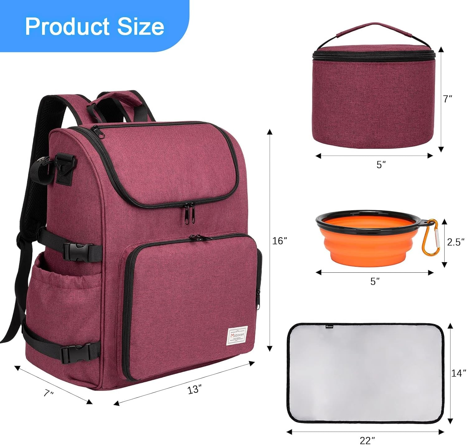 Sassy Barker Dog Travel Bag – Airline-Approved Pet Supplies Backpack