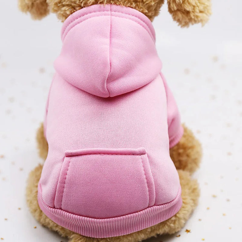 Winter Dog Hoodie with Pockets (Small dogs)