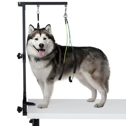 Foldable Grooming Bracket with Restraint Rope