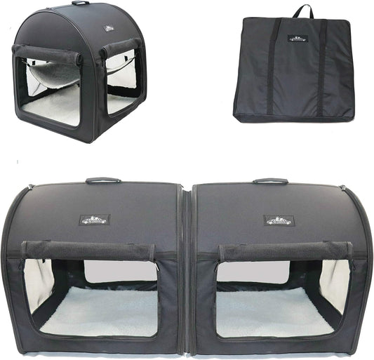 Pet Limousine Double Soft Crate