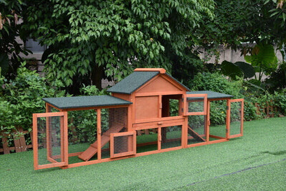 Pawhub Double Run Wooden Coop