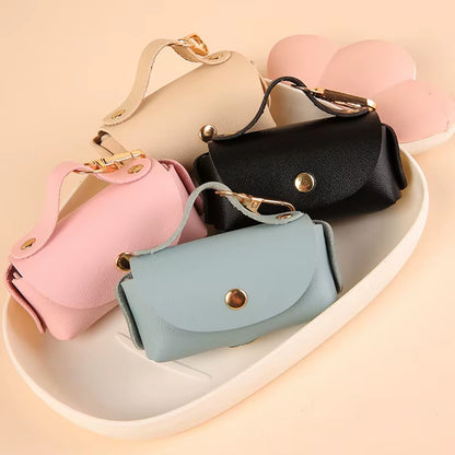  Artificial Leather Poop Bag Dispenser & Organizer