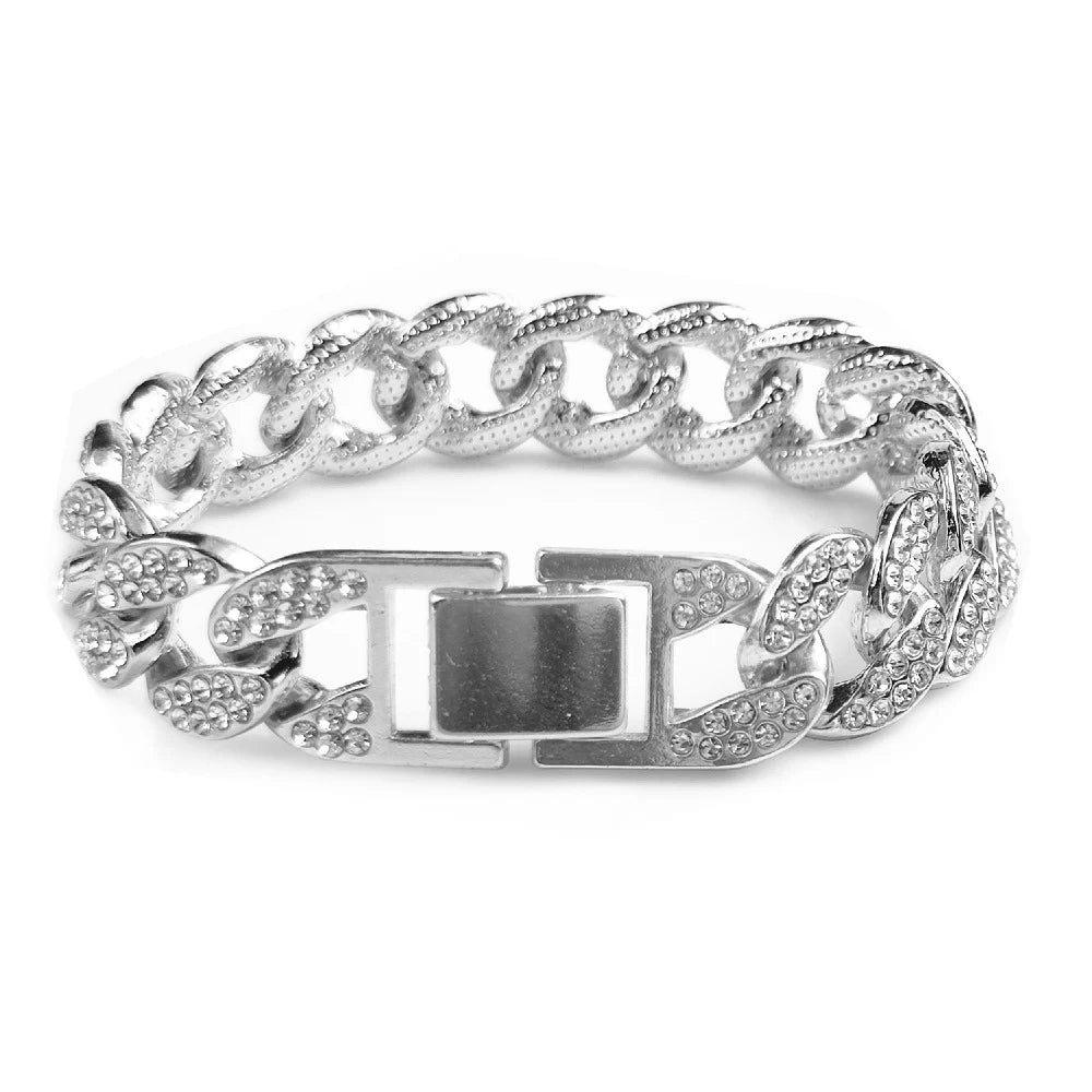 RoyalPaws Gold Diamond Cuban Link Dog Collar