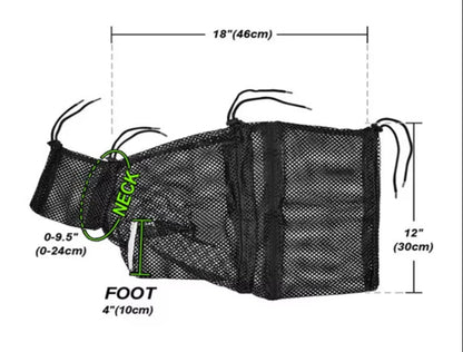 Mesh Pet Bath Bag Cats Grooming Washing Bags No Scratching Adjustable Cat Supplies Bath Clean Bag Pet Nail Trimming Bags