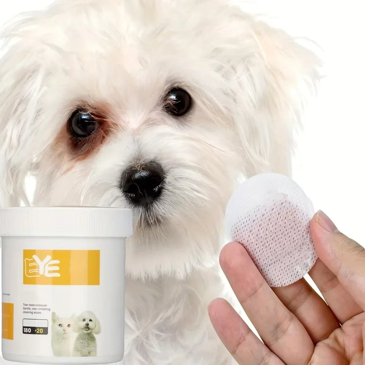 Absorbzitall Pet Eye & Ear Cleaning Wipes