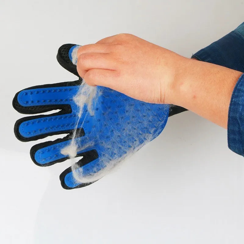 Pet Grooming Glove for Cats & Dogs 
