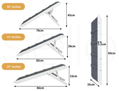 PaWz Adjustable Height Pet Ramp 