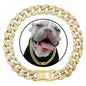 RoyalPaws Gold Diamond Cuban Link Dog Collar