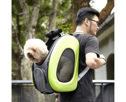 Ibiyaya EVA 5-in-1 Combo Pet Carrier + Stroller Hot Pink