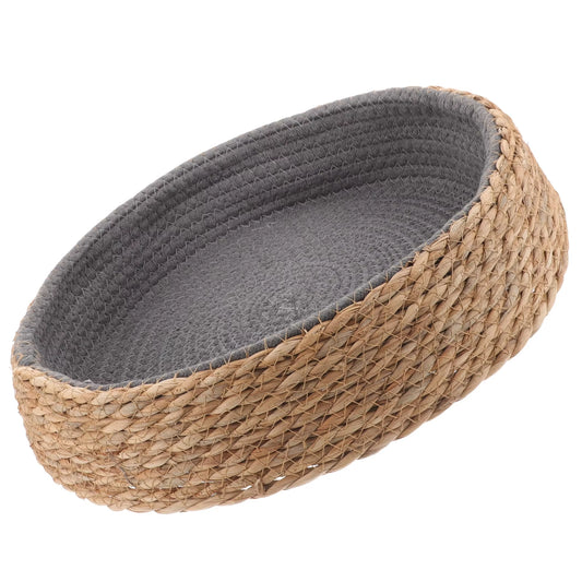 Woven Grass Wicker Pet Nest Bed