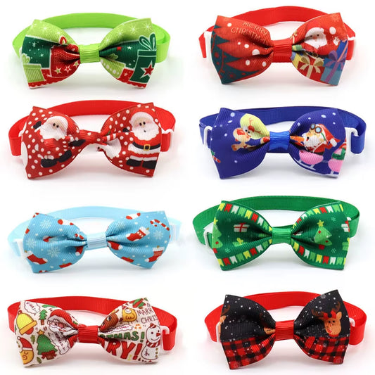 Adjustable Christmas Bowtie Necklace 