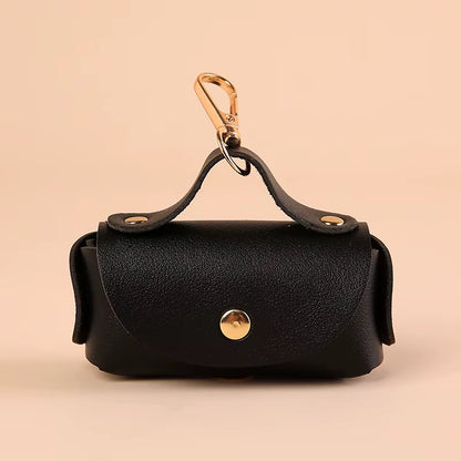  Artificial Leather Poop Bag Dispenser & Organizer