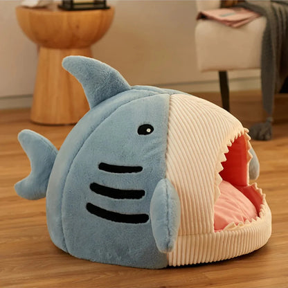 CozyFin Luxury Plush Shark Pet Bed