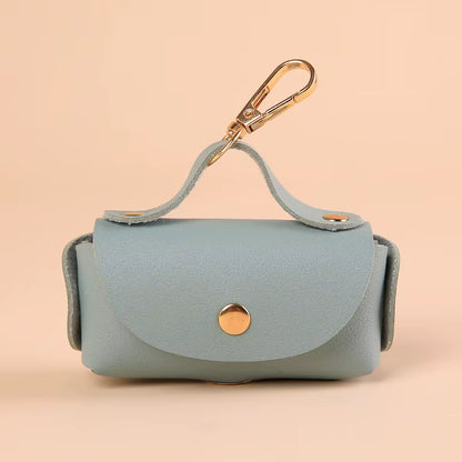  Artificial Leather Poop Bag Dispenser & Organizer