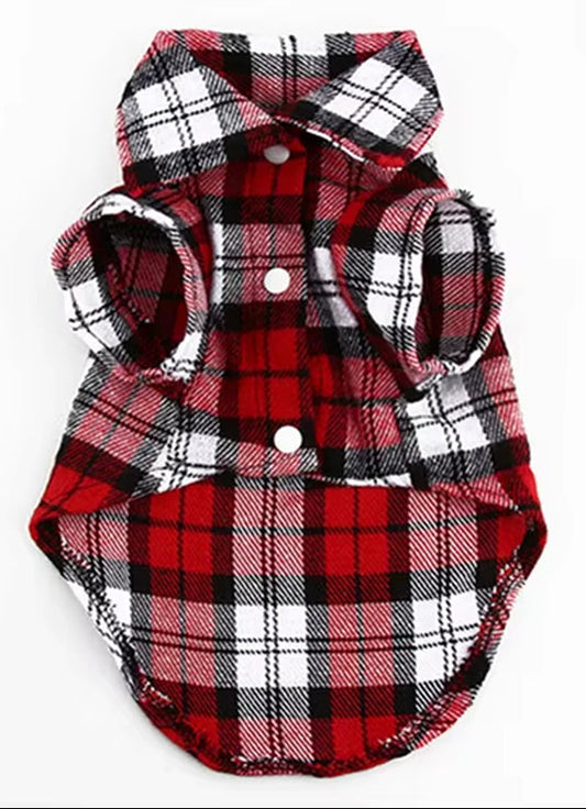 Paw Haven PlaidPup Cotton Shirt
