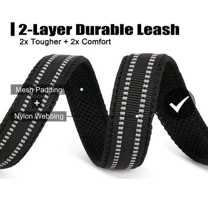 StryderZ Soft Padded Reflective Dog Leash