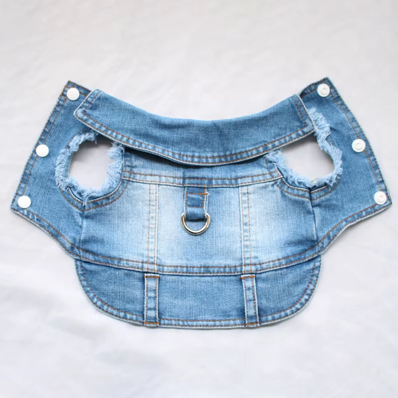 BoldPaw Summer Denim Vest 