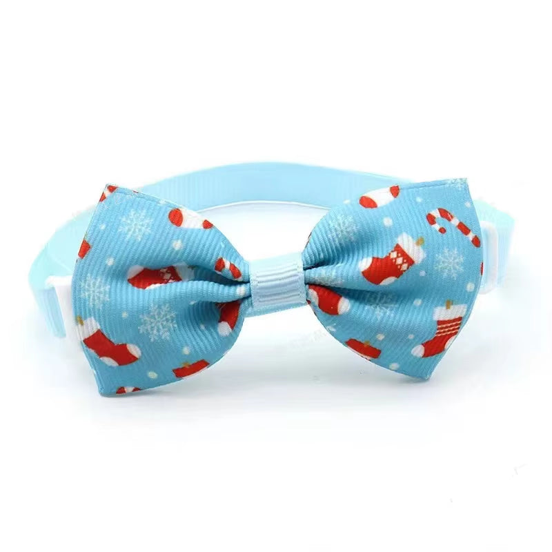 Adjustable Christmas Bowtie Necklace 