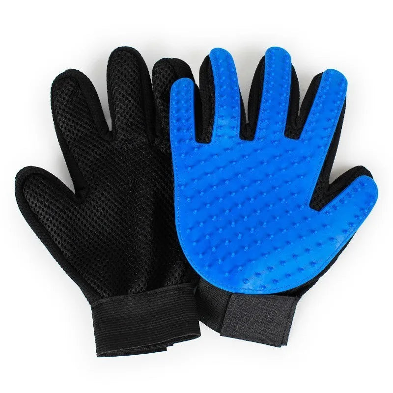 Pet Grooming Glove for Cats & Dogs 