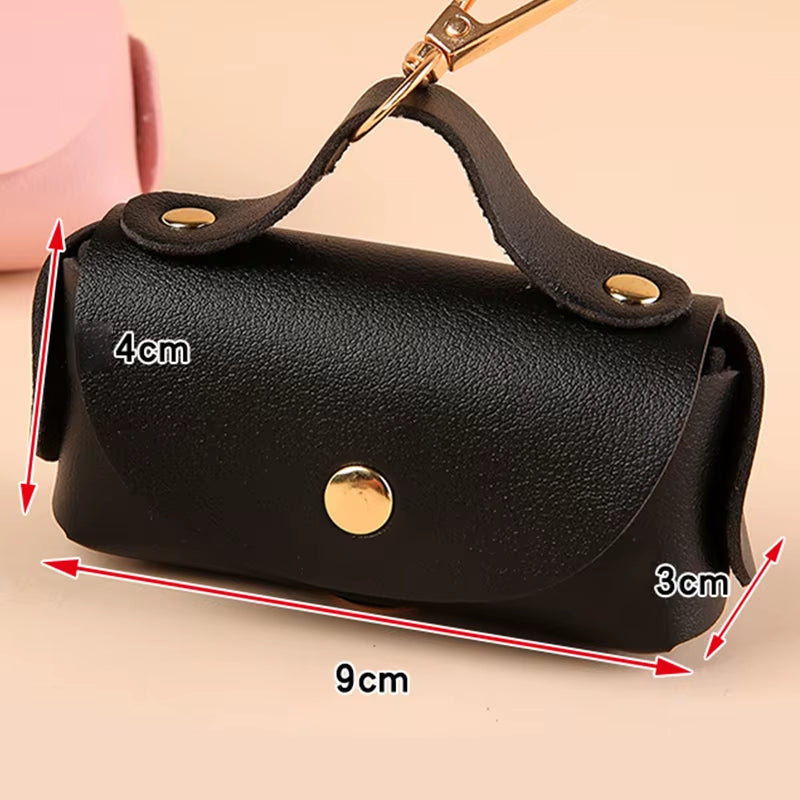  Artificial Leather Poop Bag Dispenser & Organizer