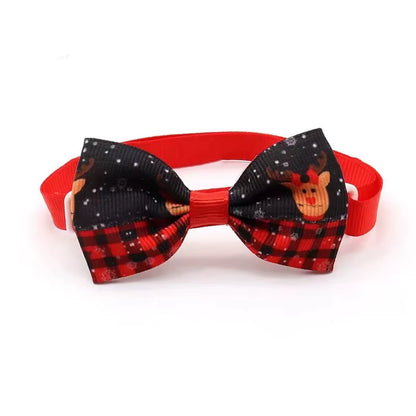 Adjustable Christmas Bowtie Necklace 