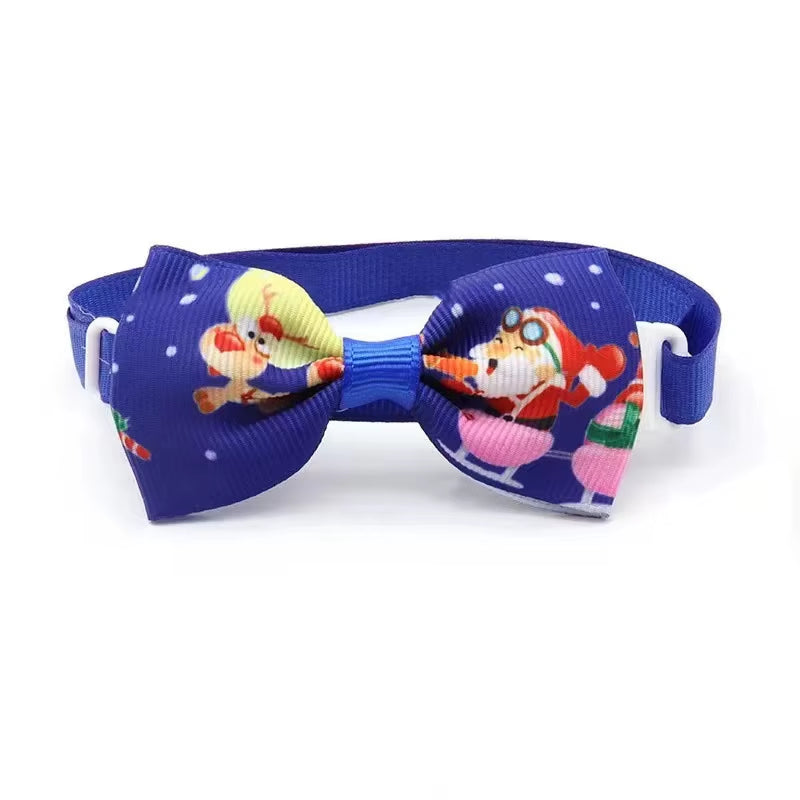 Adjustable Christmas Bowtie Necklace 