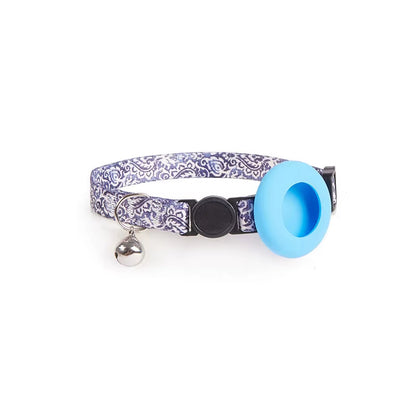 Cat Bell Collar with Protective Silicone Airtag Sleeve