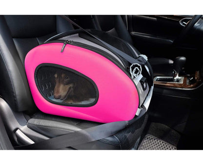Ibiyaya EVA 5-in-1 Combo Pet Carrier + Stroller Hot Pink