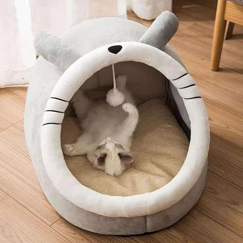 CozyNest Pet Tent Cave Bed