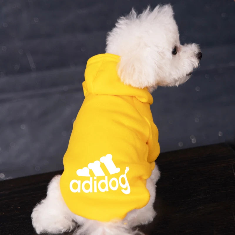 Pet Dog Clothes Adidog Dog Hoodies Autumn Winter Warm Coat for Large Dogs Jacket Sweater Puppy French Bulldog Clothing