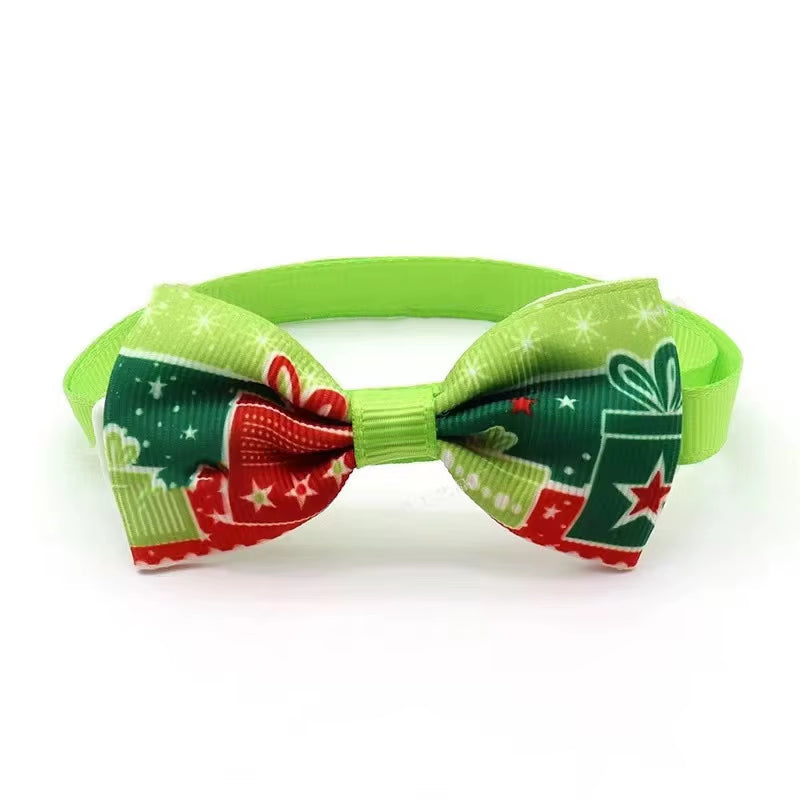 Adjustable Christmas Bowtie Necklace 