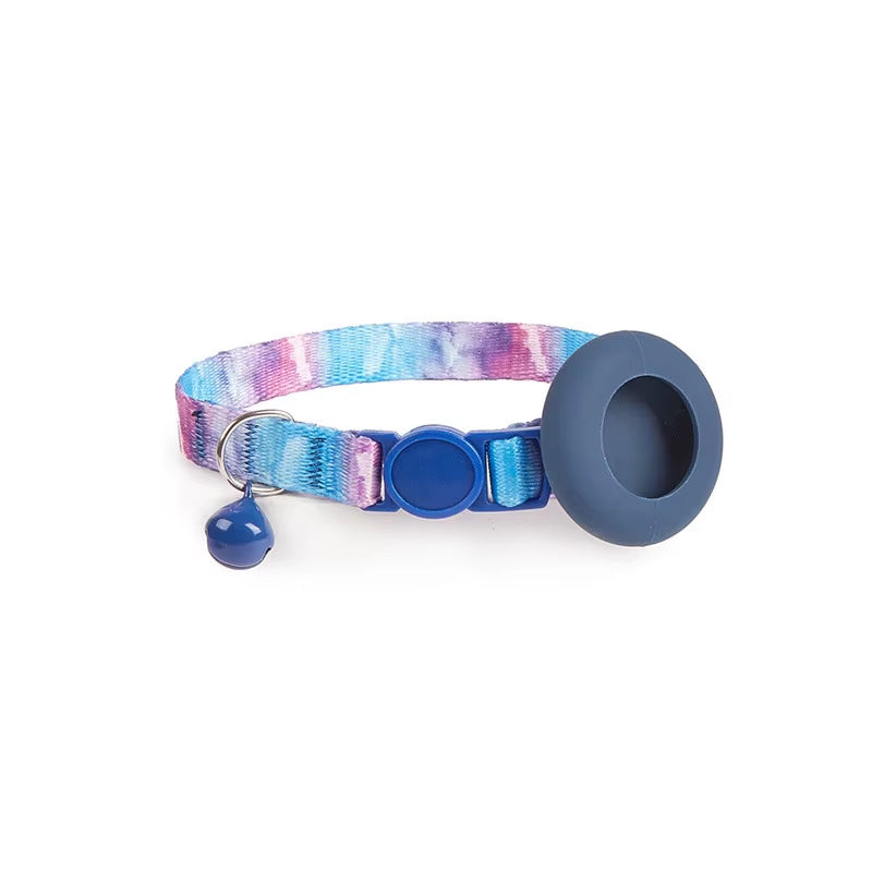 Cat Bell Collar with Protective Silicone Airtag Sleeve